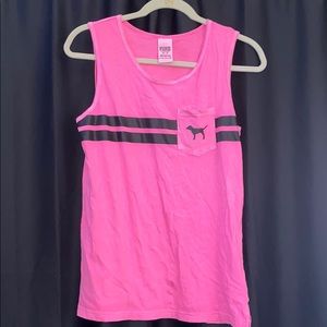 VICTORIA SECRET PINK MUSCLE TEE